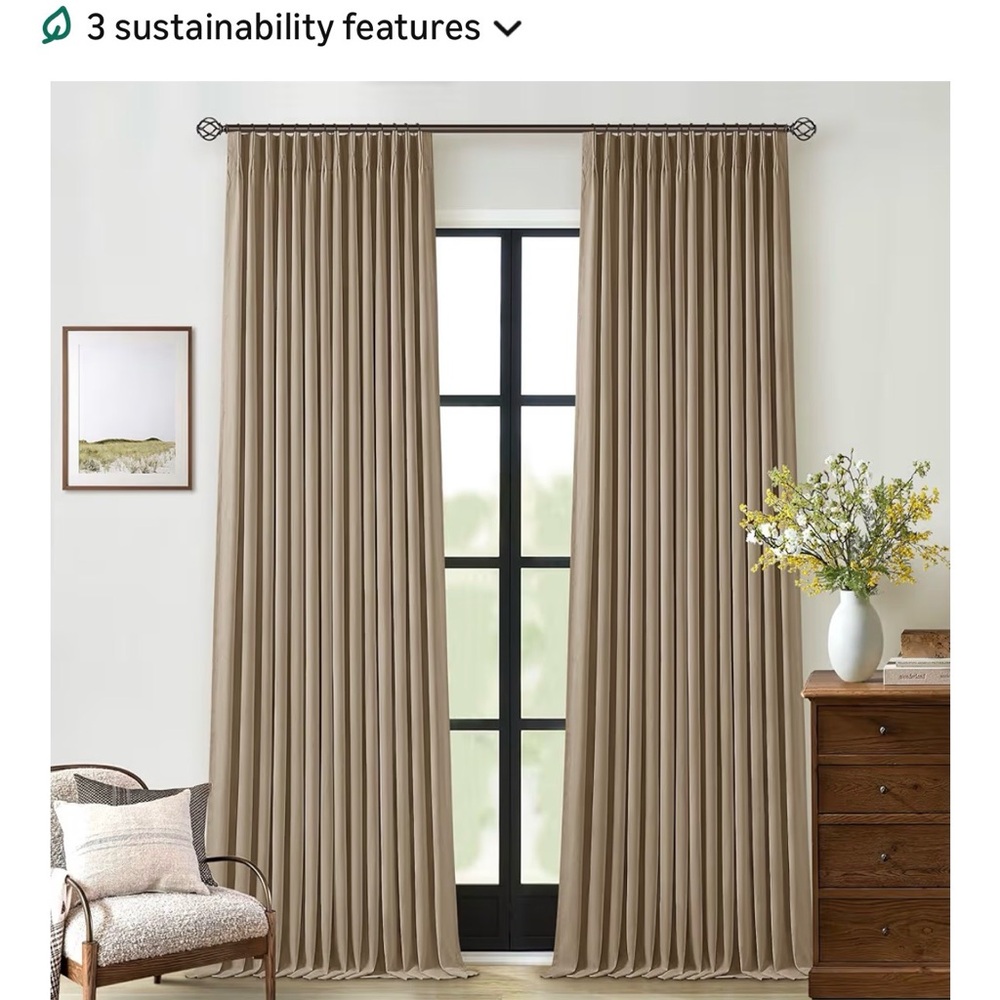 Elegant Tan Curtains